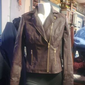 Women's Brown Leather Jacket